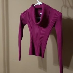 Fuchsia crewneck sweater